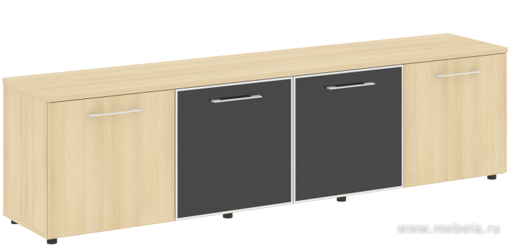 Тумба модульная (стекло Черное)