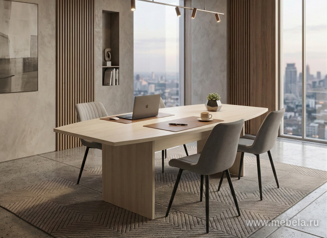 Офисный стол прямой