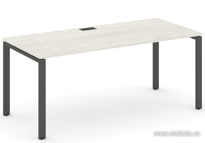 Стол руководителя на металлокаркасе на П-образных опорах