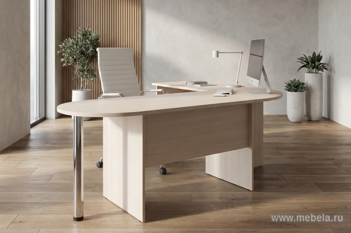 Стол письменный на П-образном металлокаркасе