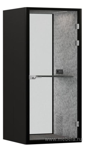 Одноместная акустическая кабина (задняя стенка стекло)         