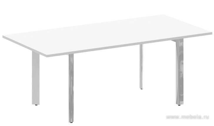 Стол для переговоров на П-образном каркасе