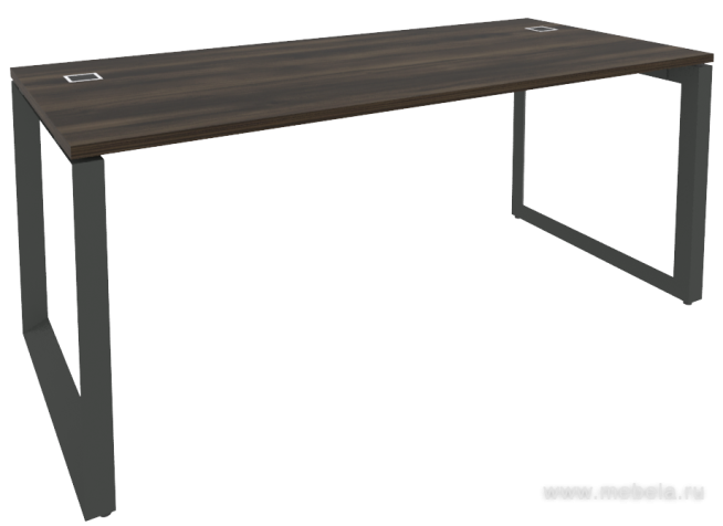 Стол руководителя на О-образном металлокаркасе