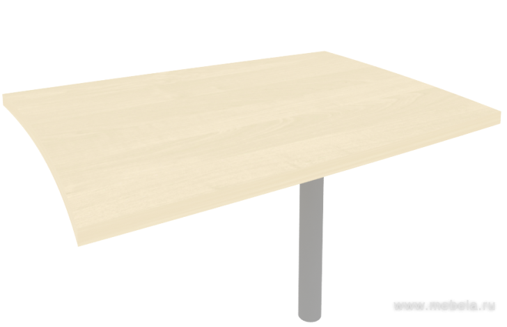 Брифинг для криволинейного стола (опора КО-1 в комплекте)