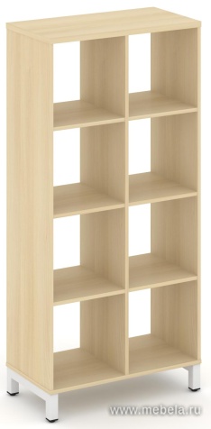 Каркас стеллажа 4 яруса (без вставок и задних стенок)