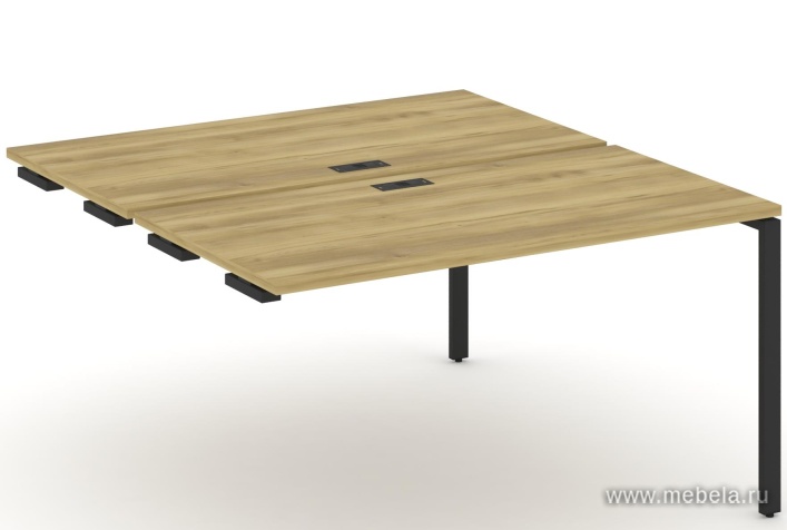 Двойной стол приставка к опорным тумбам/шкафам