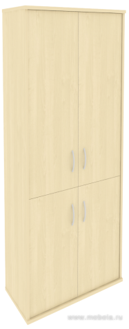 Офисный шкаф 2 секции закрытый