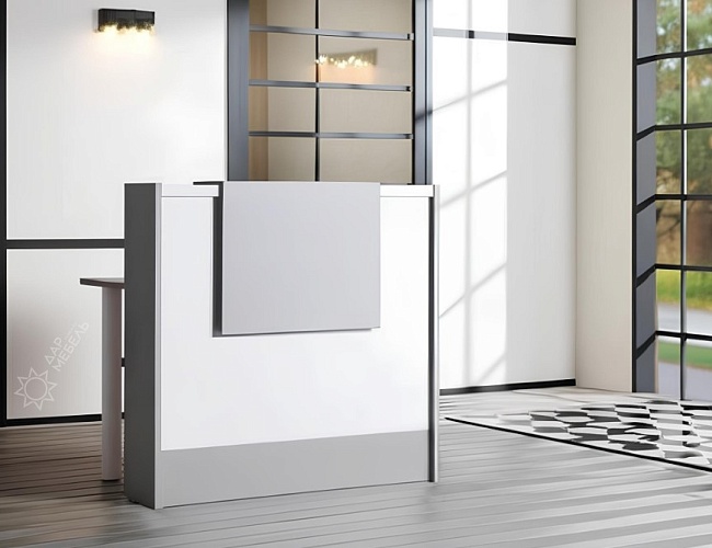 фото ресепшн Стайл Серый