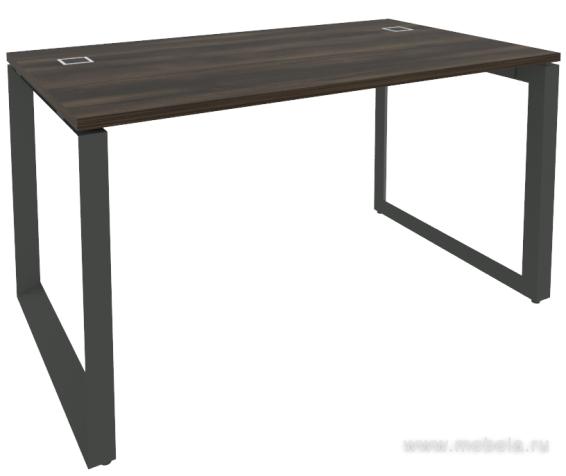 Стол руководителя на О-образном металлокаркасе