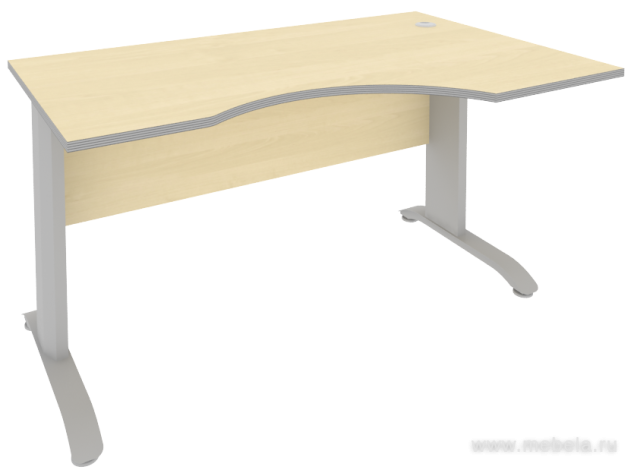 Стол эргономичный на металлокаркасе (правый)