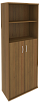 Офисный шкаф полуоткрытый