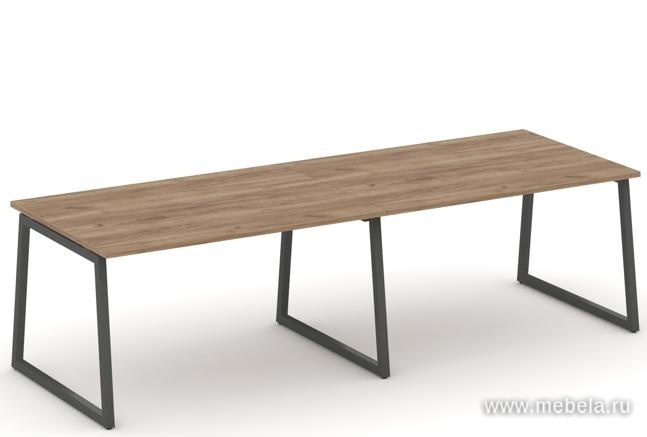 Стол переговорный на T1-образных опорах 40х40