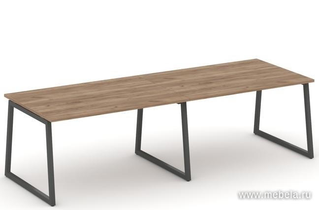 Стол переговорный на T1-образных опорах 40х40