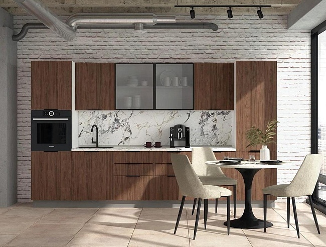 фото Модульная кухня Walnut