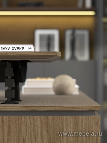 Стол руководителя на электроприводе, без экрана