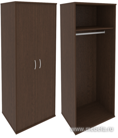 Гардероб глубокий (вешалка-штанга)