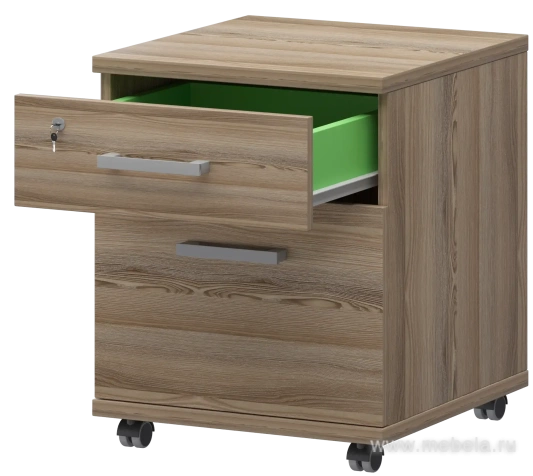 Тумба подкатная файловая с замком