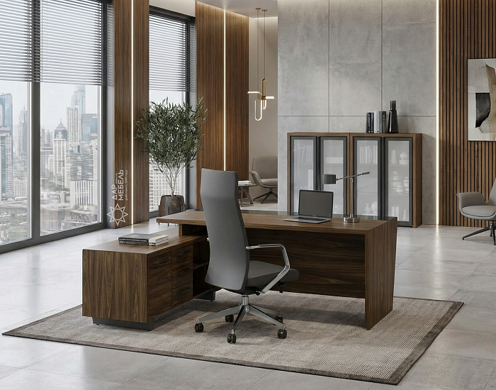 фото кабинет Корнер Орех					 №2					