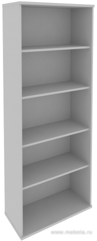 Высокий офисный стеллаж для документов, открытые полки