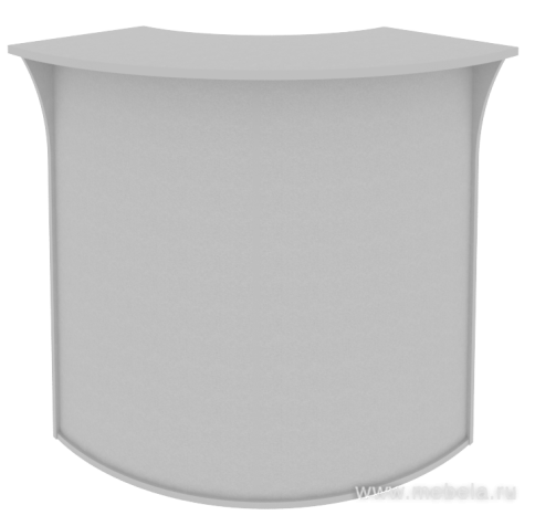 Стойка ресепшн угловая ХДФ (без полки)