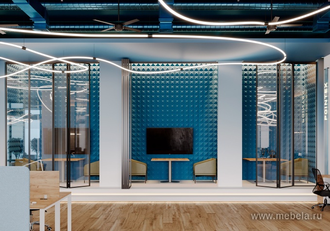 Офисный шкаф низкий закрытый