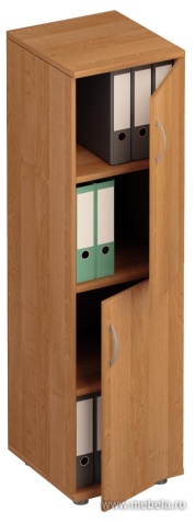 Офисный шкаф для документов узкий полузакрытый