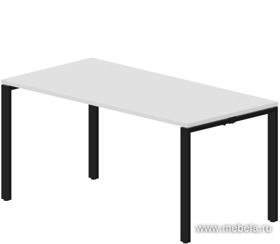 Стол письменный (2 громмета) на П-образном металлокаркасе Strike