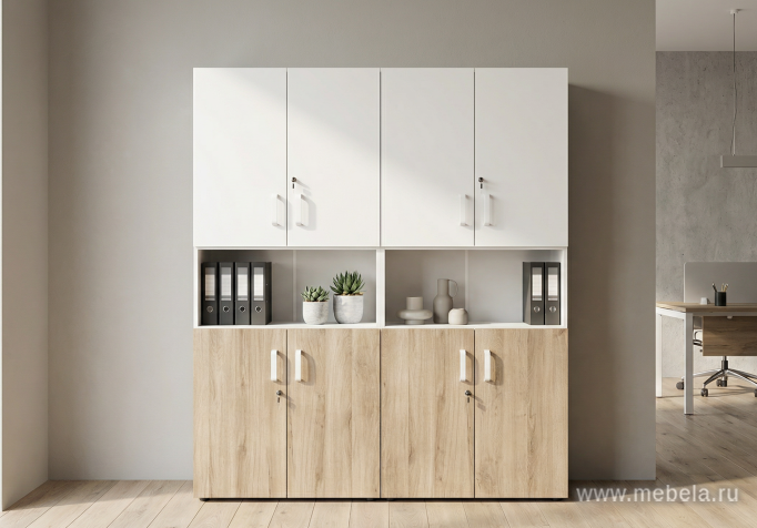 Тумба подкатная с центральным замком