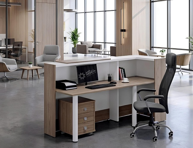 фото стойка ресепшн Стайл Вяз №4