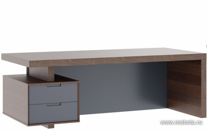 Стол письменный с тумбой малой (левый)