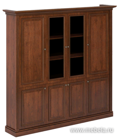 Офисный шкаф универсальный 4-дверный