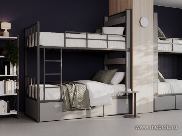 Кровать металлическая одноярусная