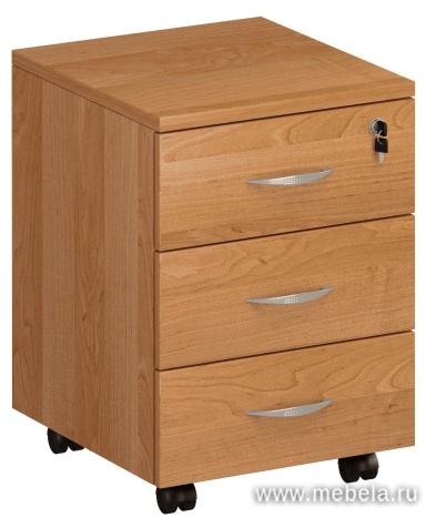 Тумба выкатная 3-ящичная с замком