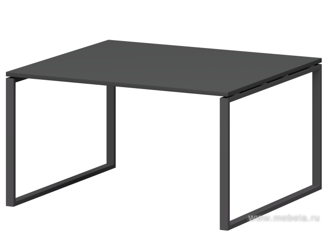 Стол переговорный на О-образном металлокаркасе