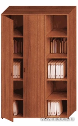 Офисный шкаф для документов высокий комбинированный