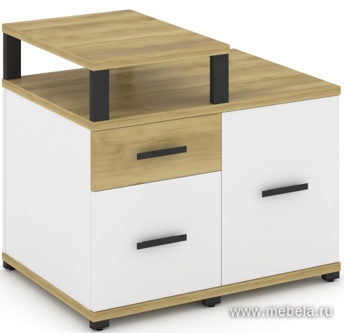 Тумба приставная сервисная с надставкой узкой