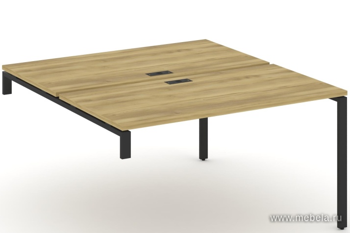 Двойной Стол надставка на опорную тумбу