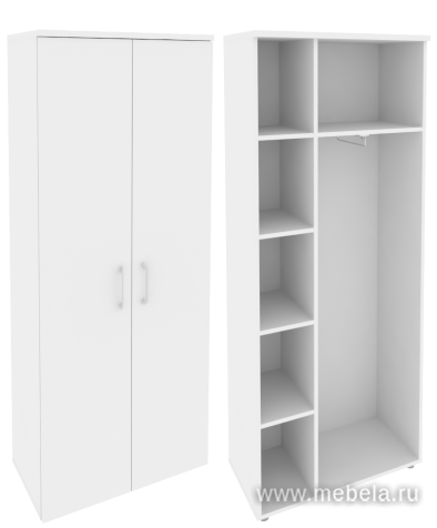 Гардероб комбинированный (выдвижная вешалка)