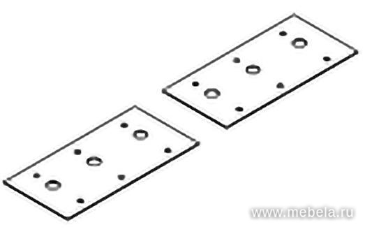 Комплект пластин крепежных