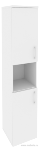 Офисный шкаф высокий узкий (лев/прав) 