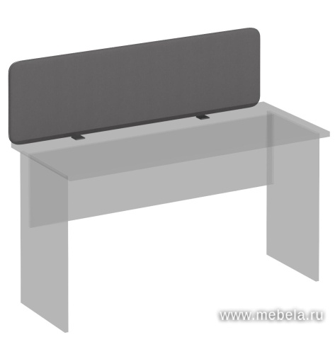 Экран настольный фронтальный тканевый, для стола на ЛДСП - 140