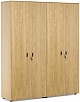 Офисный шкаф с гардеробом (4 двери)