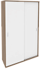 Офисный шкаф-купе комбинированный (полки + гардероб)