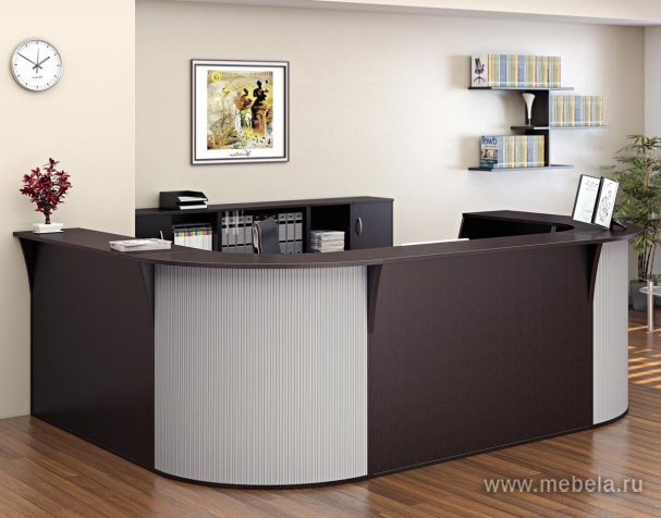 Стойка ресепшен прямая 140