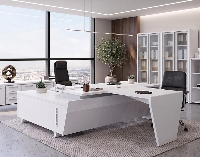 фото кабинет Корнер Белый					