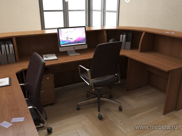 Стойка ресепшен прямая 160