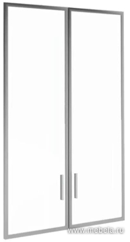 Двери стеклянные с алюминиевой рамой