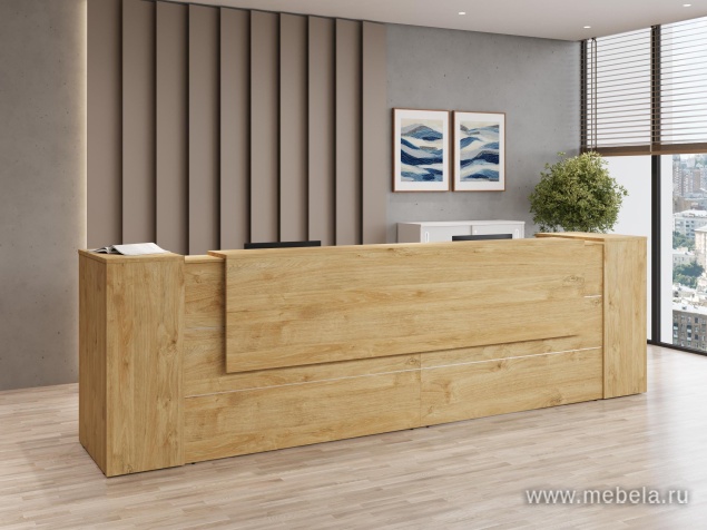 Стойка ресепшен прямая №20