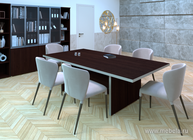 Офисный шкаф низкий широкий