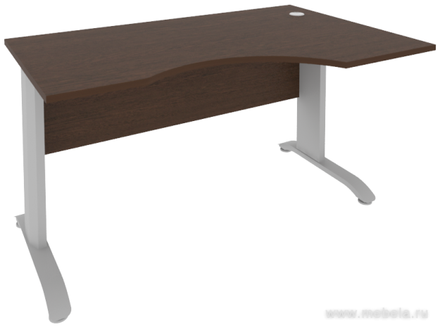 Стол эргономичный на металлокаркасе (правый)